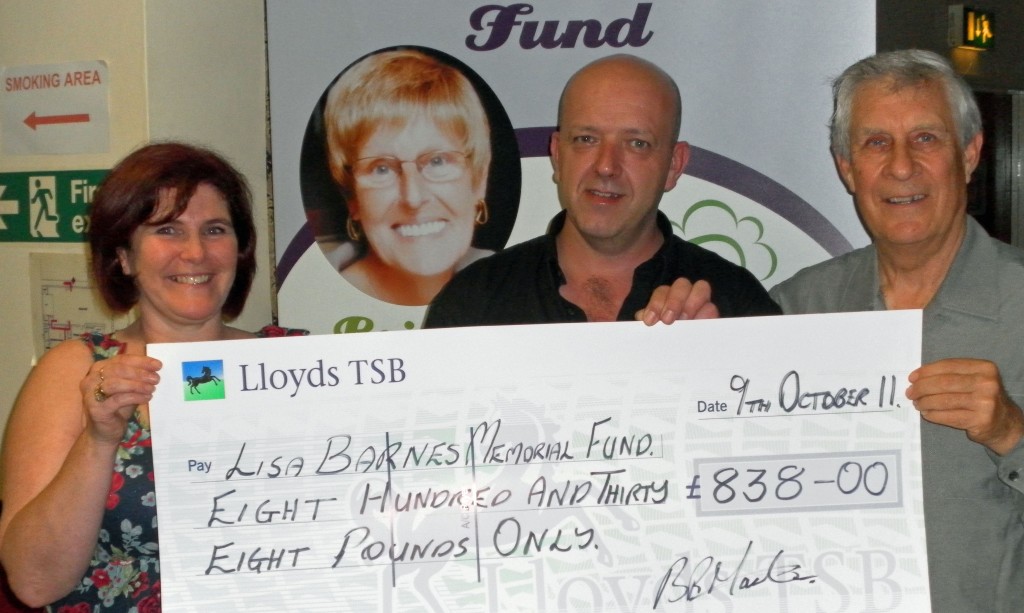 Lisa Francis, Steve Sharman and Barry Martin